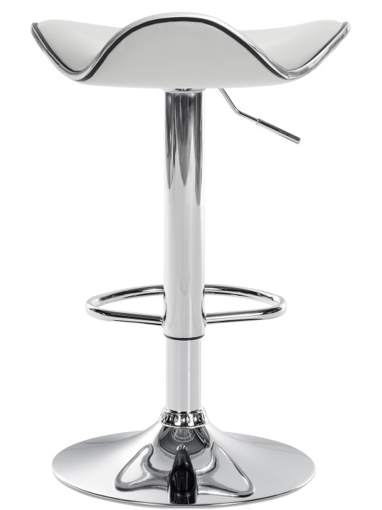 Barstol Shanghai imiteret læder C, hvid