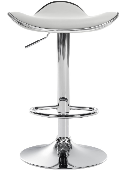 Barstol Shanghai imiteret læder C, hvid