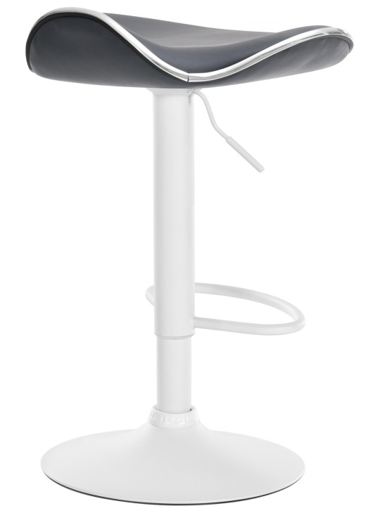 Barstol Shanghai imiteret læder, grå