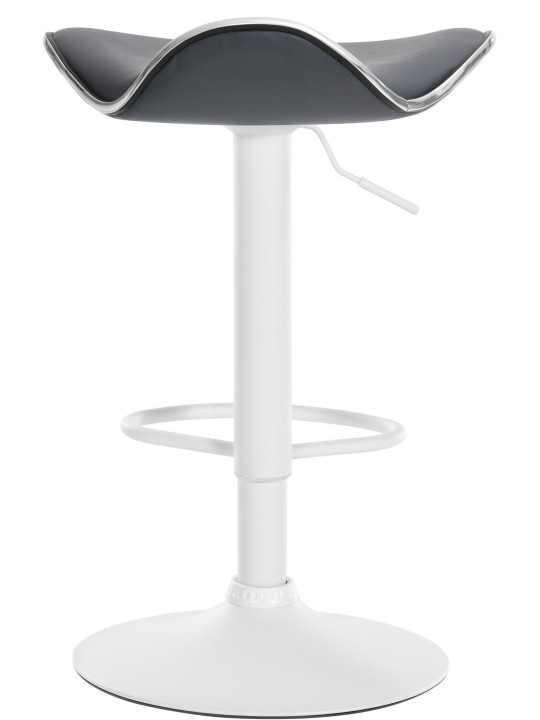 Barstol Shanghai imiteret læder, grå