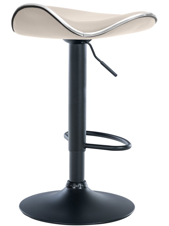 Barstol Shanghai imiteret læder, creme Barstol Shanghai imiteret læder, creme