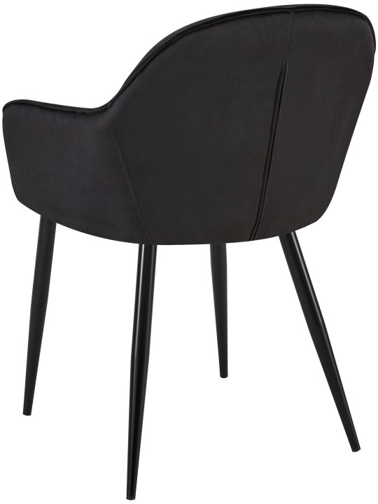 Boise Velvet Spisestuestol, sort Boise Velvet Spisestuestol, sort