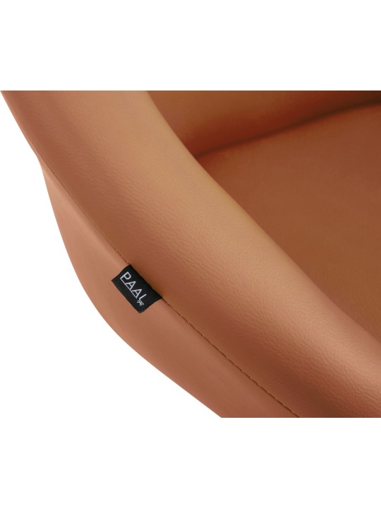 Barstol Davie imiteret læder, lysebrun Barstol Davie imiteret læder, lysebrun