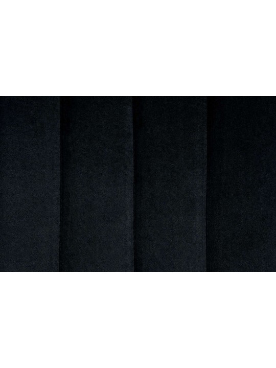 Sæt med 2 barstole Toni velour chrome, sort