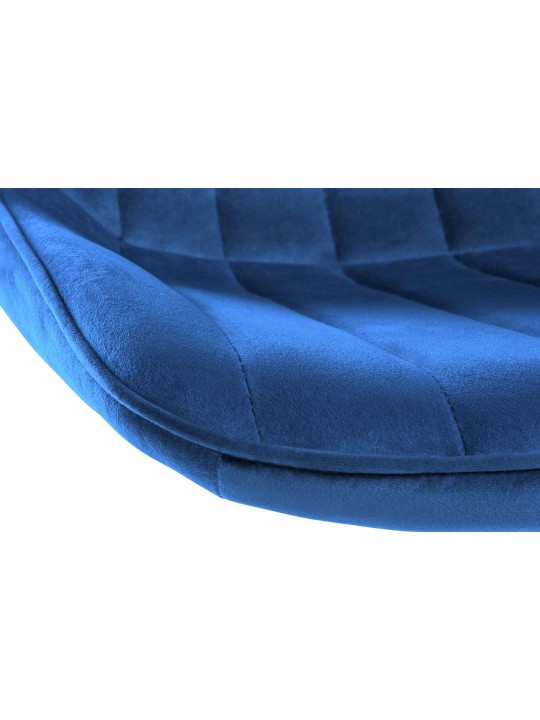 Sæt med 2 barstole Toni velvet, blå Sæt med 2 barstole Toni velvet, blå