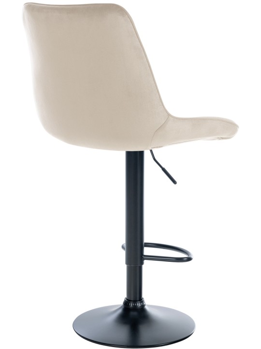 Sæt med 2 barstole Toni velvet, creme Sæt med 2 barstole Toni velvet, creme