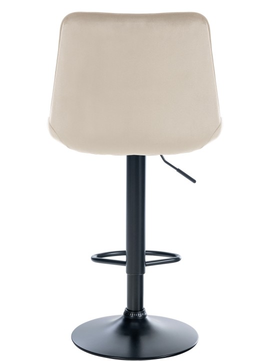 Sæt med 2 barstole Toni velvet, creme Sæt med 2 barstole Toni velvet, creme