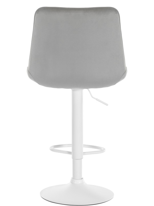 Sæt med 2 barstole Toni velvet, grå Sæt med 2 barstole Toni velvet, grå