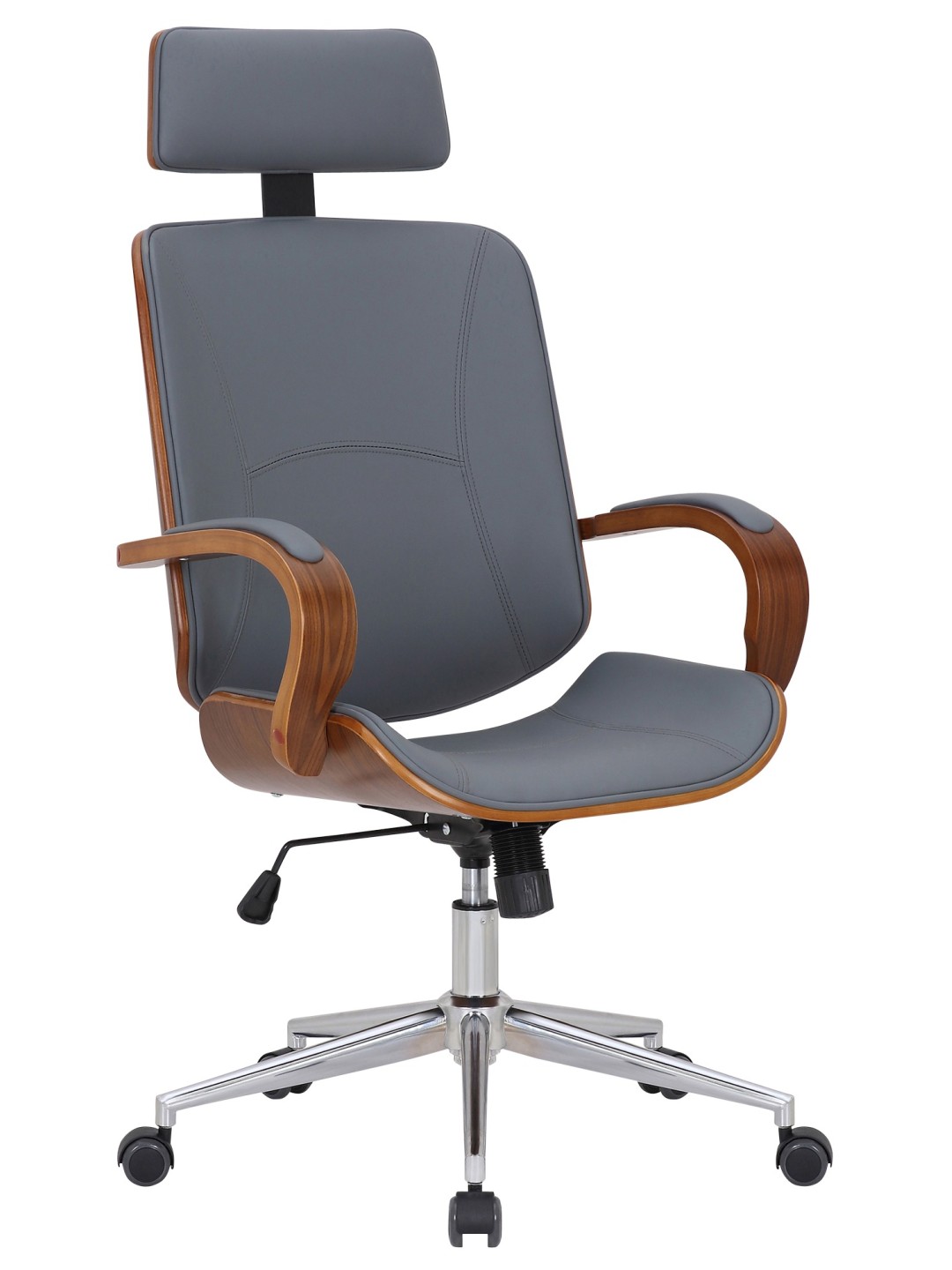 Kontorstol Dayton, valnød/grå