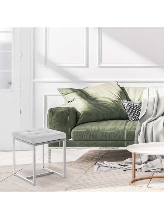 Taburet Barci, hvid Taburet Barci, hvid