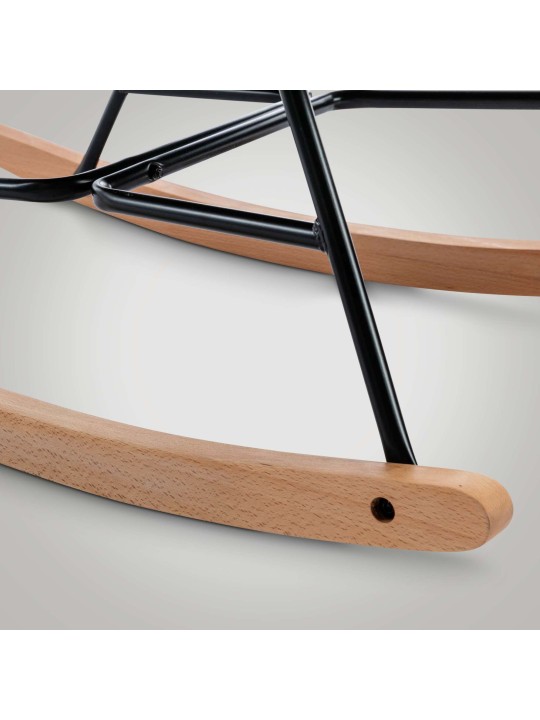 Gyngestol Sanka fløjl, grå Gyngestol Sanka fløjl, grå