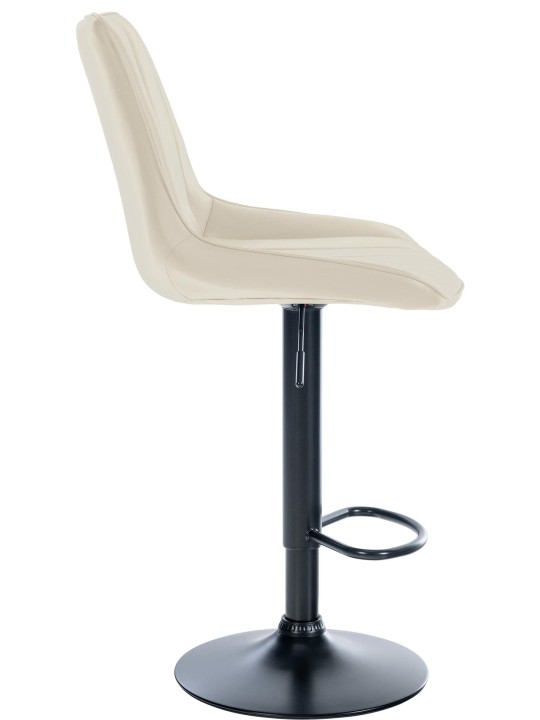 Sæt med 2 barstole Toni imiteret læder, creme Sæt med 2 barstole Toni imiteret læder, creme