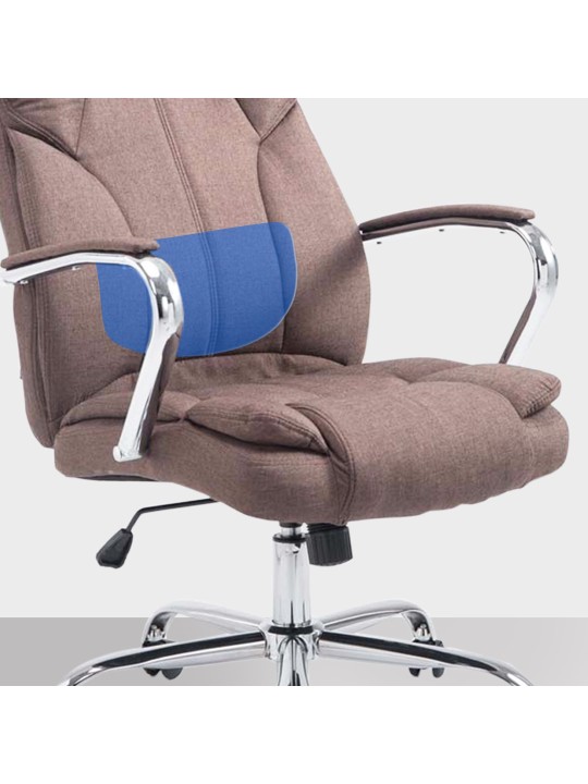 Kontorstol BIG Xanthos stof, brun