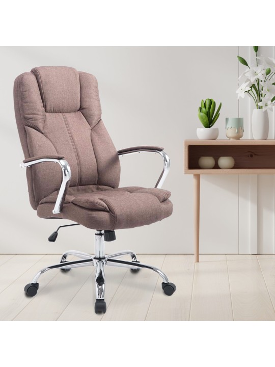 Kontorstol BIG Xanthos stof, brun