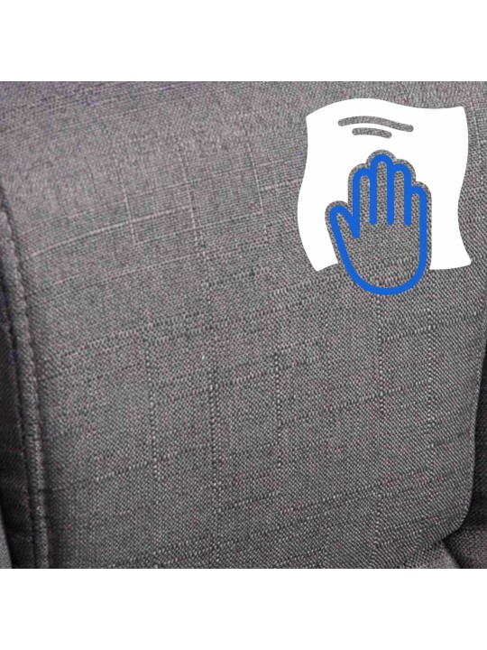 Kontorstol BIG Xanthos stof, mørkegrå