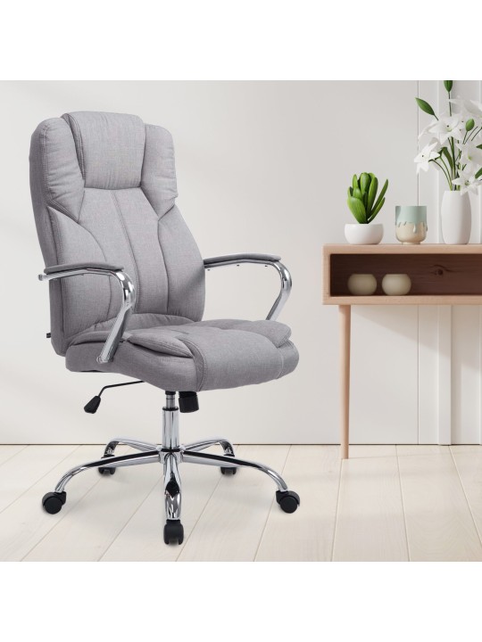 Kontorstol BIG Xanthos stof, grå