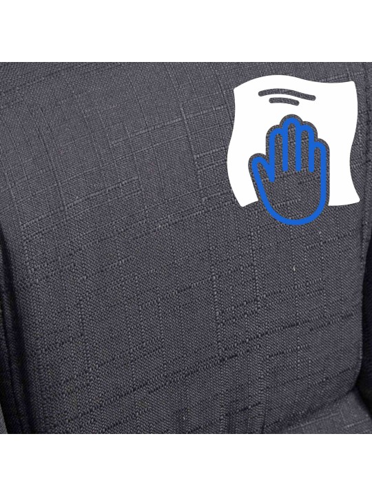 Kontorstol BIG Xanthos stof, sort