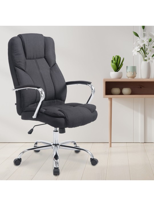 Kontorstol BIG Xanthos stof, sort