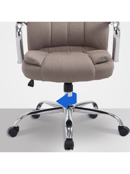 Kontorstol BIG Xanthos stof, taupe