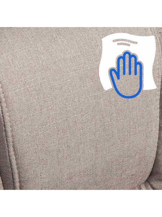 Kontorstol BIG Xanthos stof, taupe