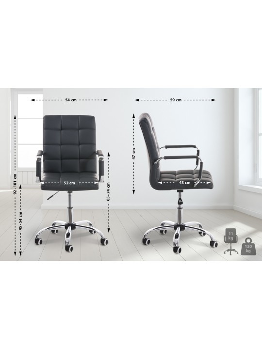 Kontorstol Deli V2, grå Kontorstol Deli V2, grå