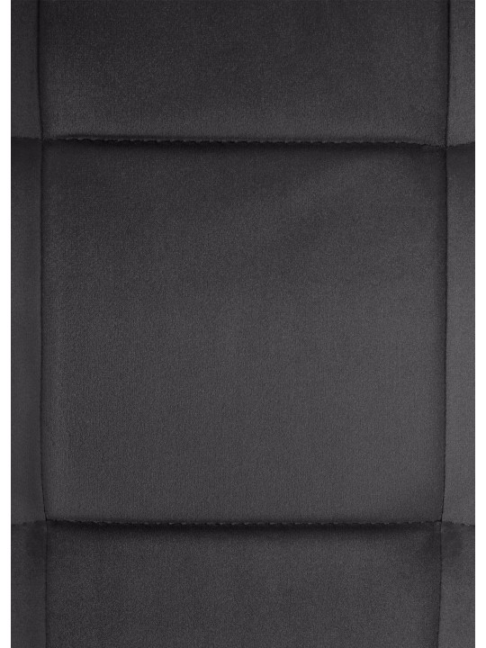 Vermont spisestuestol i fløjl, sort