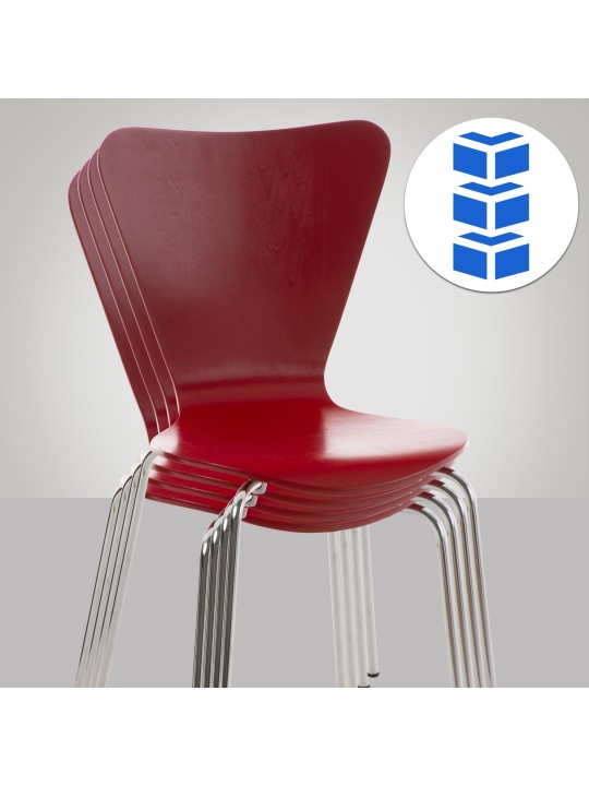 Besøgsstol Calisto, rød Besøgsstol Calisto, rød