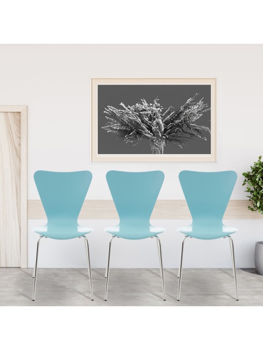 Besøgsstol Calisto, lyseblå