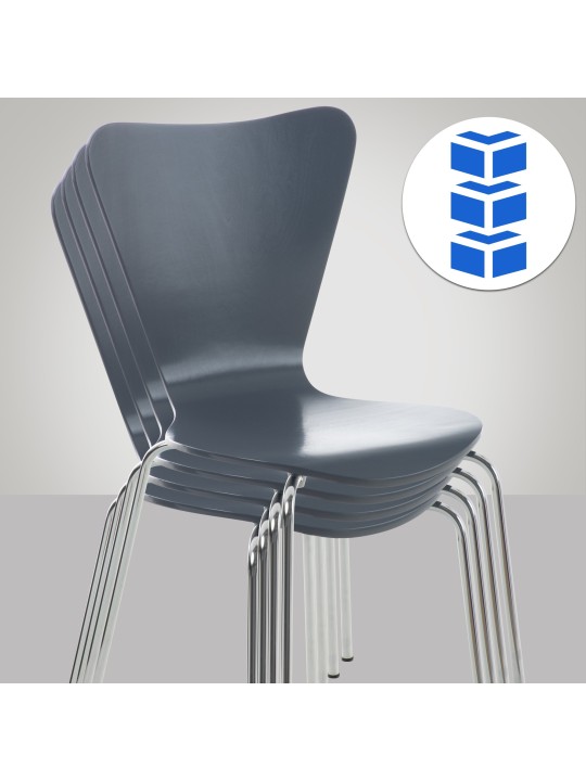 Besøgsstol Calisto, grå