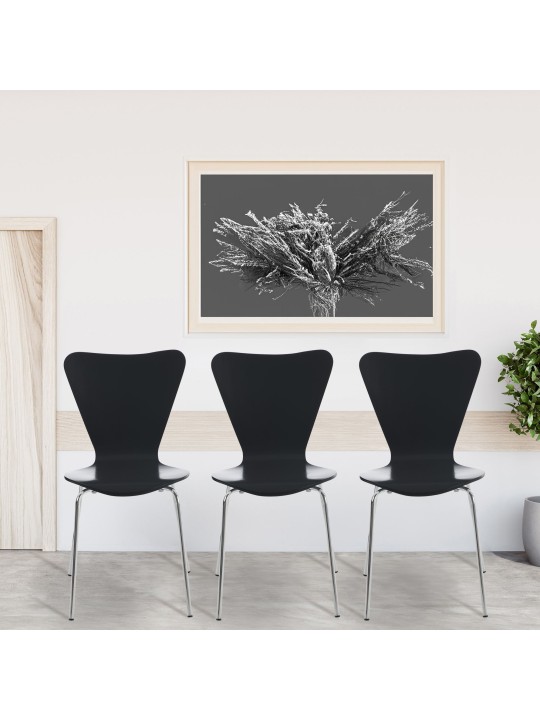 Besøgsstol Calisto, sort