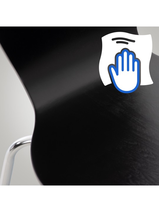 Besøgsstol Calisto, sort