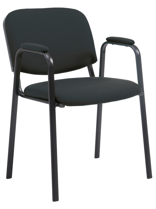 Besøgsstol Ken PRO stof, sort Besøgsstol Ken PRO stof, sort