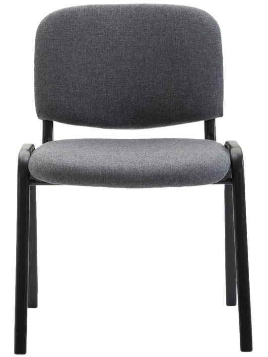 Besøgsstol Ken V2 stof, grå