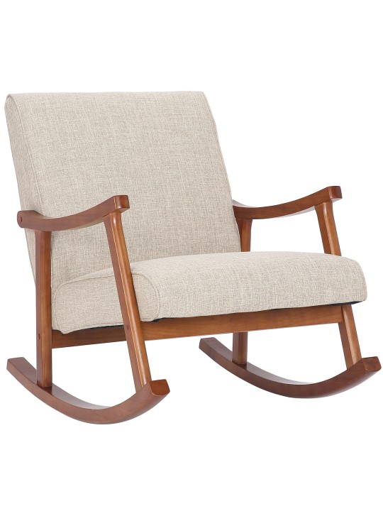 Gyngestol Morelia stof valnød, creme