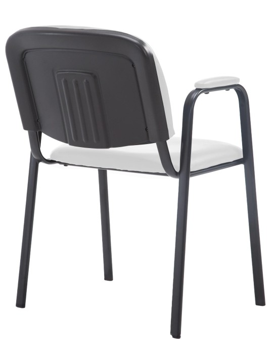 Besøgsstol Ken PRO kunstlæder, hvid Besøgsstol Ken PRO kunstlæder, hvid