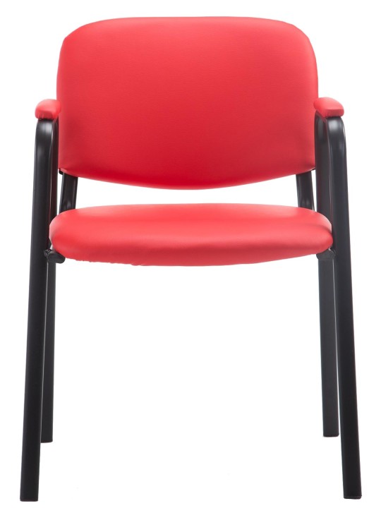 Besøgsstol Ken PRO kunstlæder, rød Besøgsstol Ken PRO kunstlæder, rød