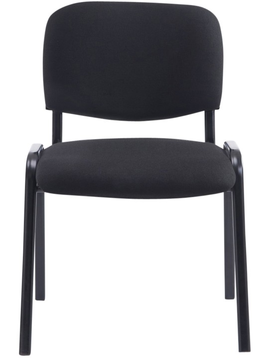 Besøgsstol Ken XL stof, sort