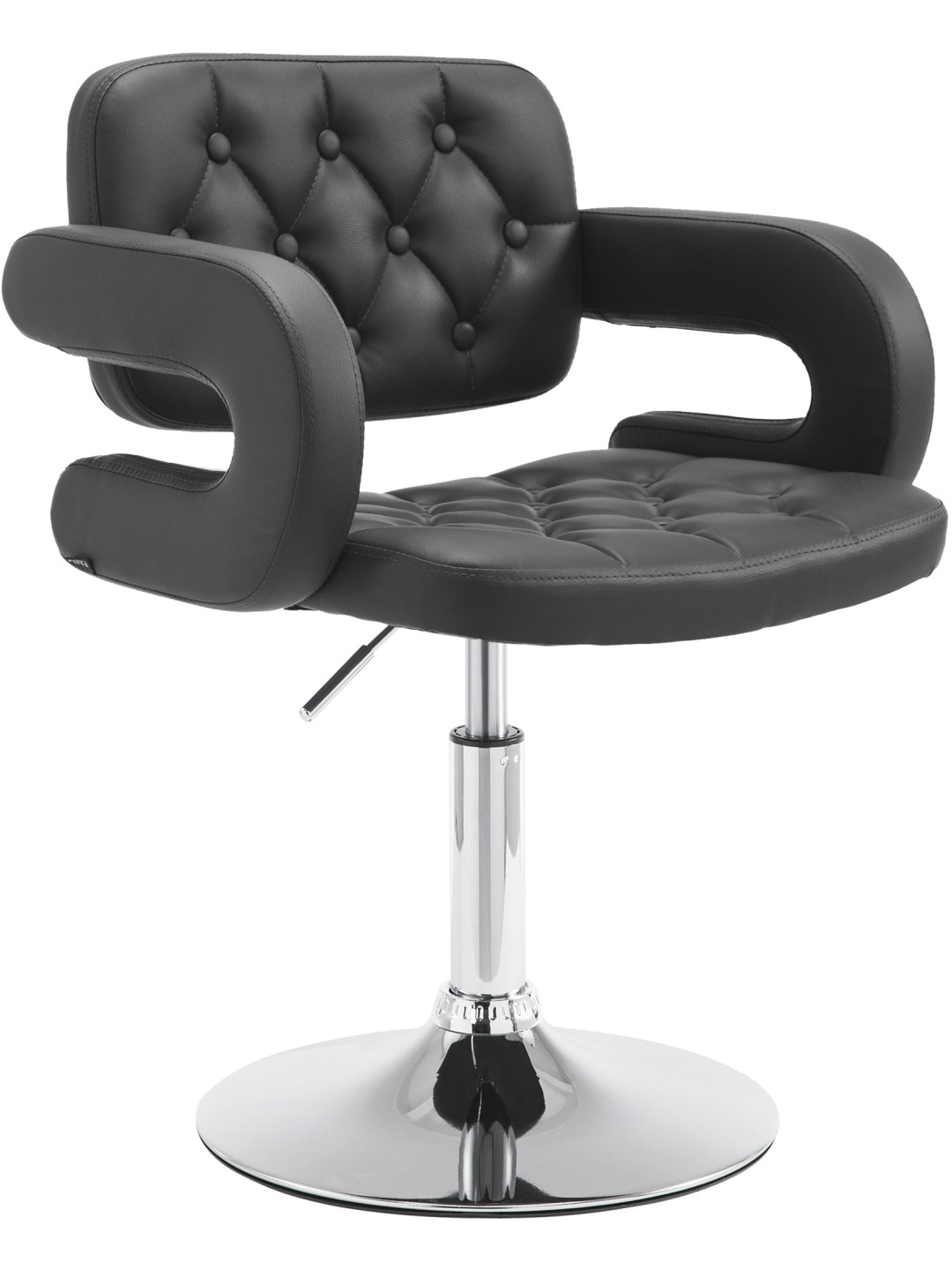 Liggestol Dublin imiteret læder, sort