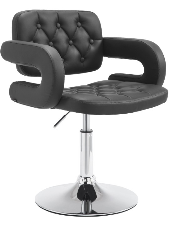 Liggestol Dublin imiteret læder, sort