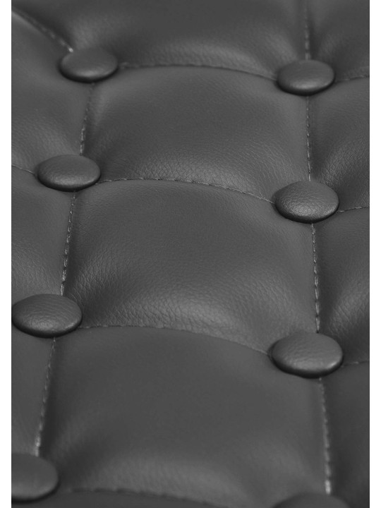 Liggestol Dublin imiteret læder, sort