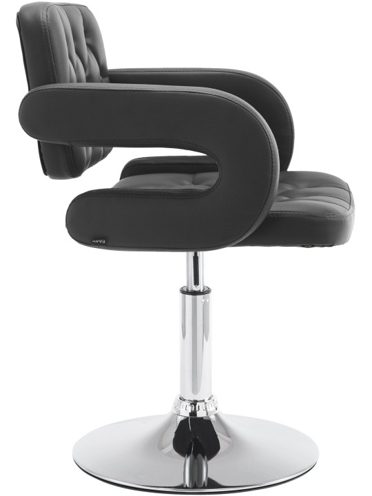 Liggestol Dublin imiteret læder, sort