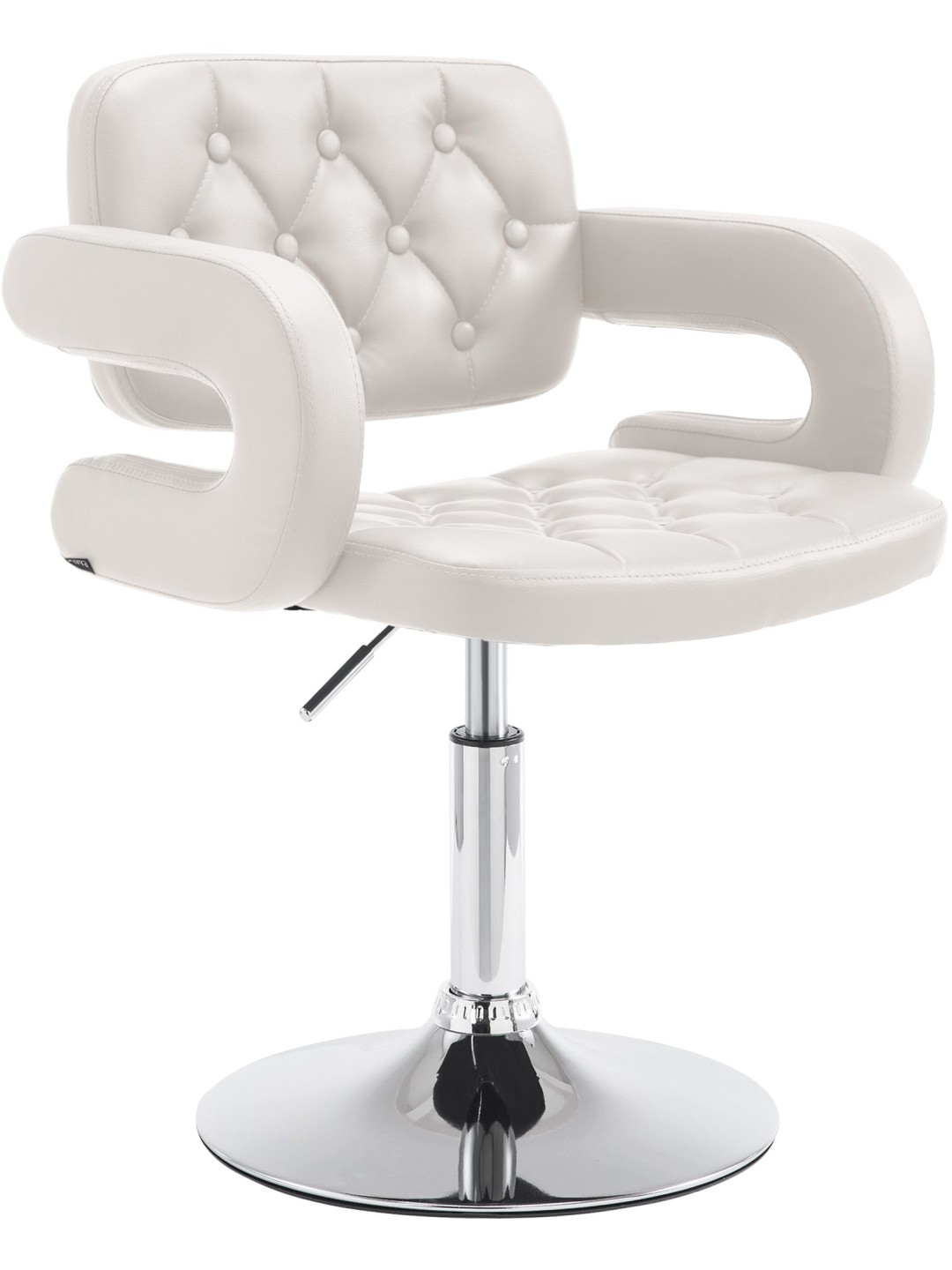 Liggestol Dublin imiteret læder, hvid