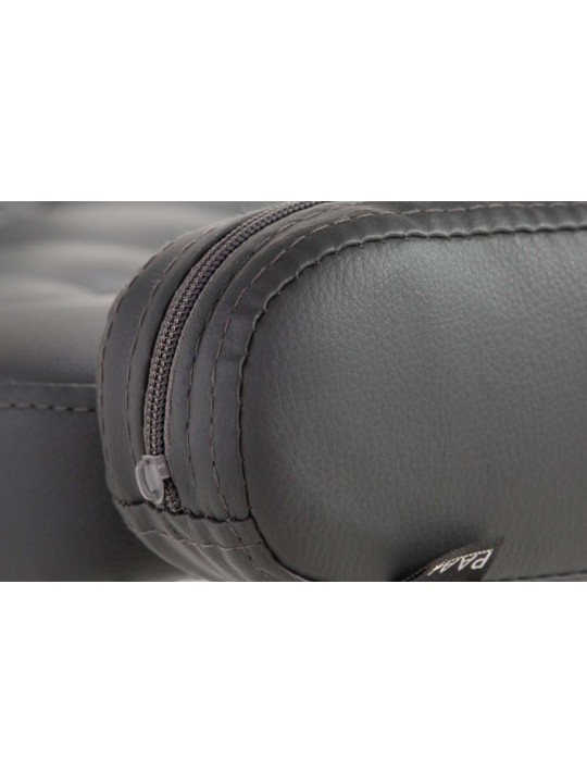 Liggestol Dublin imiteret læder, grå