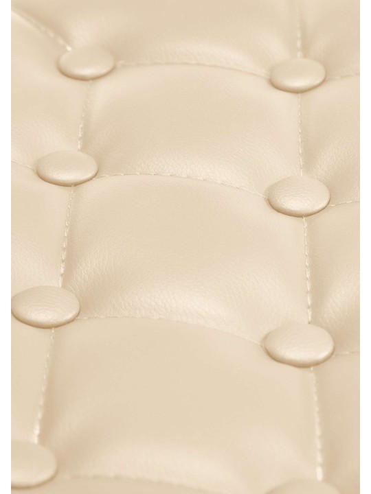 Liggestol Dublin imiteret læder, creme