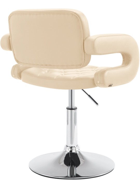 Liggestol Dublin imiteret læder, creme