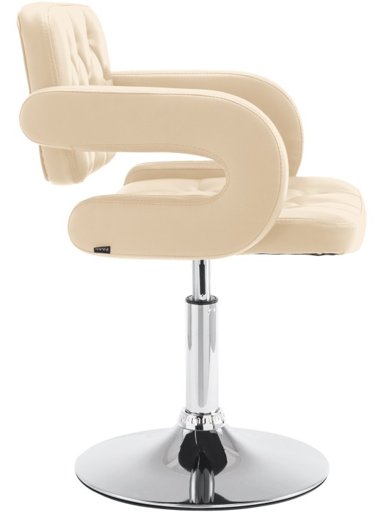 Liggestol Dublin imiteret læder, creme