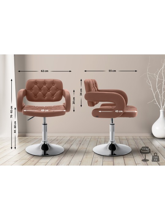 Liggestol Dublin imiteret læder, cognac Liggestol Dublin imiteret læder, cognac