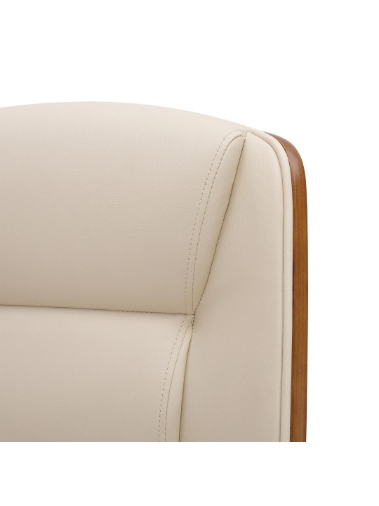 Kontorstol Yankton, valnød/creme