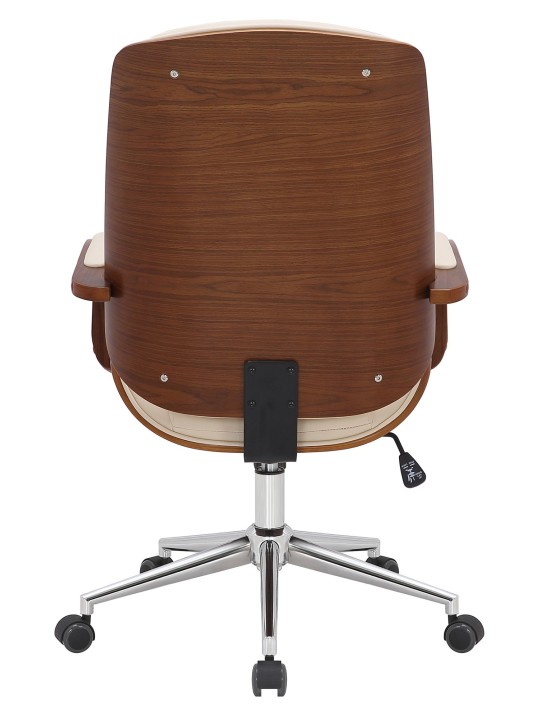 Kontorstol Yankton, valnød/creme