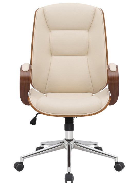 Kontorstol Yankton, valnød/creme